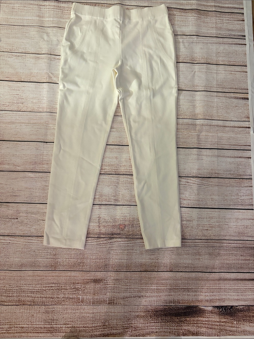 Jones New York Womens Whire Straight Dress Pants